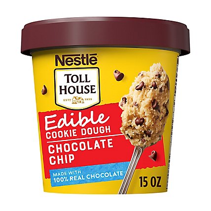 Toll House Chocolate Chip Edible Cookie Dough - 15 Oz - Image 1