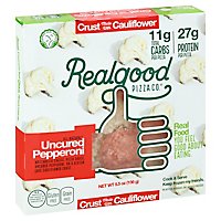 The Real Good Food Co Personal Cauliflower Pepperoni Pizza - 5.5 Oz - Image 1