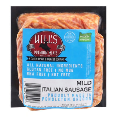 Hill Meat Co Mild Italian Sausage - 16 Oz