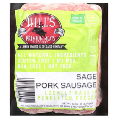 Hill Meat Co Sage Sausage - 16 Oz