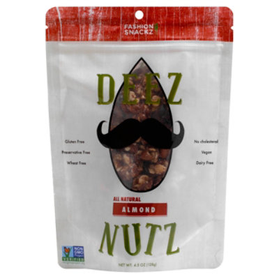 Deez Nutz Almond All Natural - 4.5 Oz - carrsqc