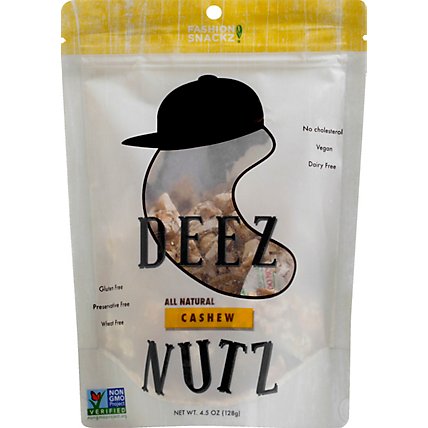 Deez Nutz Cashew All Natural - 4.5 Oz - Image 2