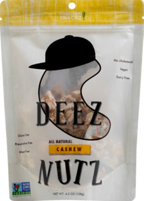 Deez Nutz Cashew All Natural - 4.5 Oz - Image 2