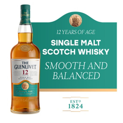 Glenlivet Scotch Singlemalt 12yr With 14y15y Bottle - 750 Ml