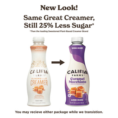 Califia Farms Caramel Macchiato Dairy Free Almond Milk Creamer - 25.4 Oz - Image 3