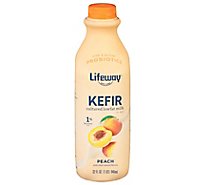Lifeway Kefir Smoothie Cultured Lowfat Milk Peach - 32 Fl. Oz.