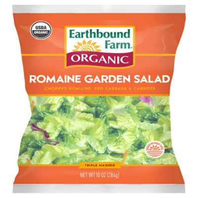 Earthbound Farm Organic Romaine Garden Salad Bag - 10 Oz - Safeway