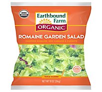 Earthbound Farm Organic Romaine Garden Salad Bag - 10 Oz
