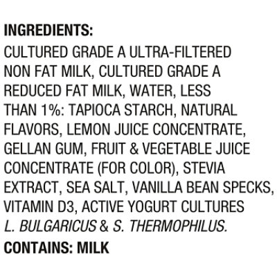 Too Good & Co. Vanilla Low Fat Lower Sugar Gluten Free Greek Yogurt - 32 Oz - Image 4