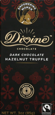 Divine Ch Choc Bar Drk Hzlnt Trffle - 3 Oz - Image 2