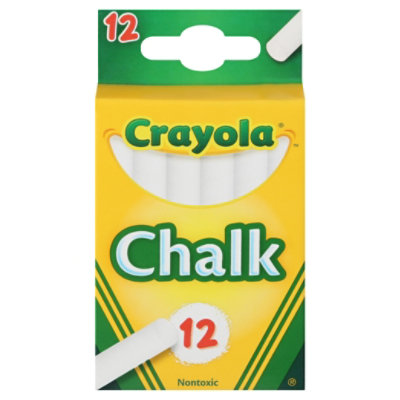 Crayola Chalk White - 12 Count - Image 3