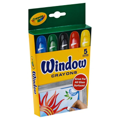 Crayola Window Crayons - 5 Count - Image 1