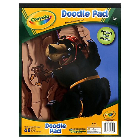 Crayola Doodle Pad 9x12 Inch 60 Sheets - Each