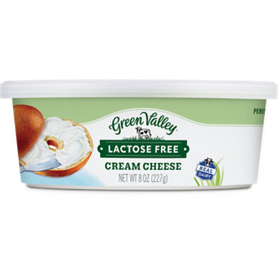 Green Valley Creamery Lactose Free Cream Cheese Tub - 8 Oz - Image 1