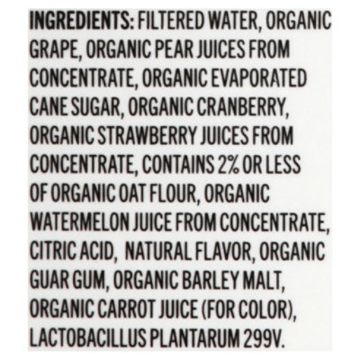 GoodBelly Probiotics Juice Drink Organic Cranberry Watermelon 1 Quart - 32 Fl. Oz. - Image 5