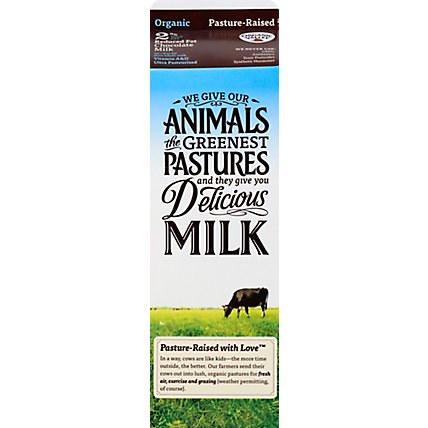Organic Valley Milk Organic Reduced Fat 2% Milkfat Chocolate 1 Quart - 0.95 Liter - Image 6