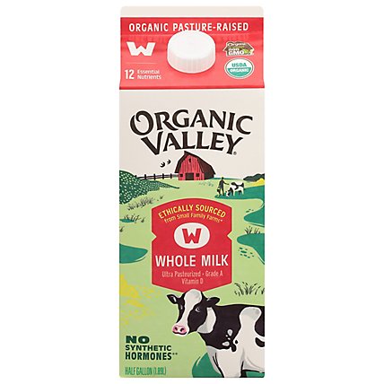 Organic Valley Milk Organic Whole Local Half Gallon - 1.89 Liter - Image 3