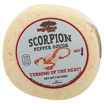 Red Apple Cheese Scorpion Pepper Gouda - 7 Oz - Image 3