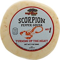 Red Apple Cheese Scorpion Pepper Gouda - 7 Oz - Image 2