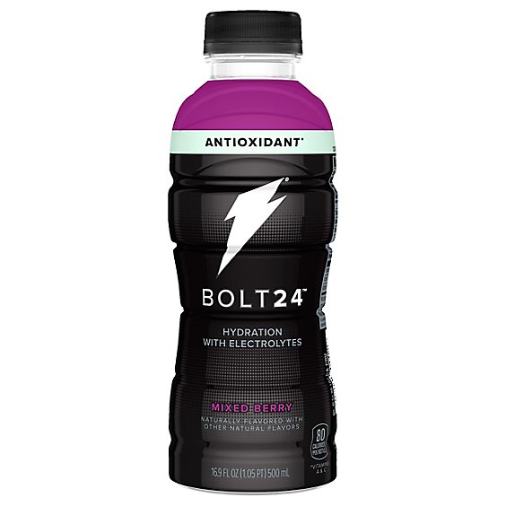 Gatorade Bolt 24 Thirst Quencher Beverage Mixed Berry - 16.9 Fl. Oz.