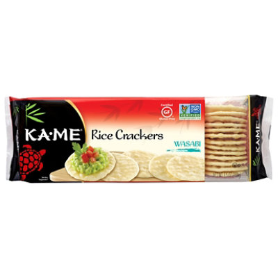 KA ME Rice Crackers Wasabi - 3.5 Oz - Image 2