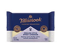 Tillamook Farmers Collection English Style Sweet Cheddar Cheese Block - 7 Oz