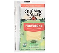 Organic Valley Organic Cheese Deli Slices Provolone 8 Count - 6 Oz