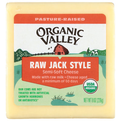 Organic Valley Organic Cheese Raw Jack Style - 8 Oz - Image 2