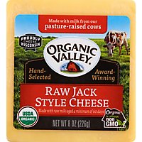 Organic Valley Organic Cheese Raw Jack Style - 8 Oz - Image 2