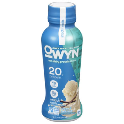 OWYN Protein Drink Plant Based Smooth Vanilla - 12 Fl. Oz. - Image 3