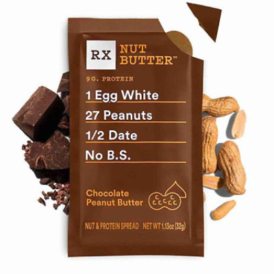 RX Nut Butter Peanut Butter Chocolate Protein Snack - 1.13 Oz - Image 2