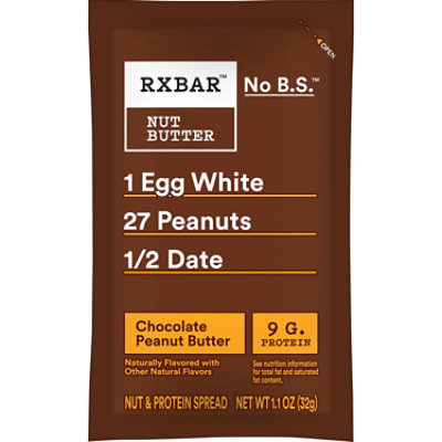 RX Nut Butter Peanut Butter Chocolate Protein Snack - 1.13 Oz - Image 6