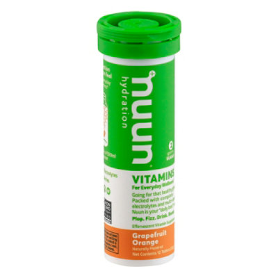 Nuun Vitamins Hydration Tablets Grapefruit Orange - 12 Count