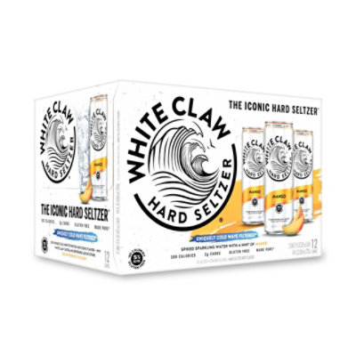 White Claw Mango In Cans - 12-12 Fl. Oz. - Image 1