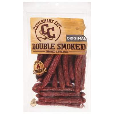 Cattlemans Cut Sausages Double Smoked - 12 Oz