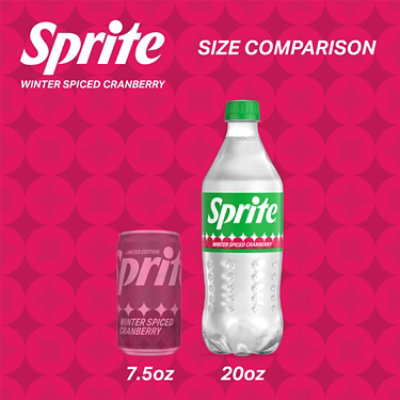 Sprite Winter Spiced Cranberry Bottle - 20 Fl. Oz. - Image 5