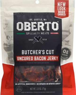 Oberto Bacon Jerky Butchers Cut - 2.5 Oz - Image 2