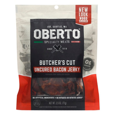 Oberto Bacon Jerky Butchers Cut - 2.5 Oz