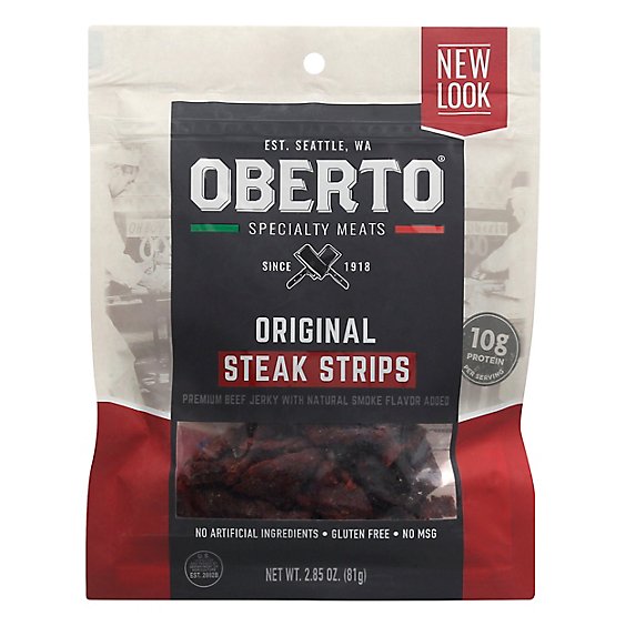 Oberto Steak Strips Original - 2.85 Oz
