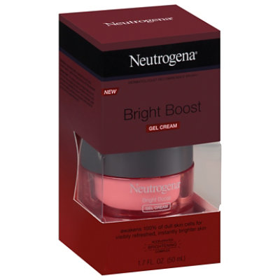 Neutrogena Bright Boost Night Gel Cream Fragrance Free - 1.7 Oz
