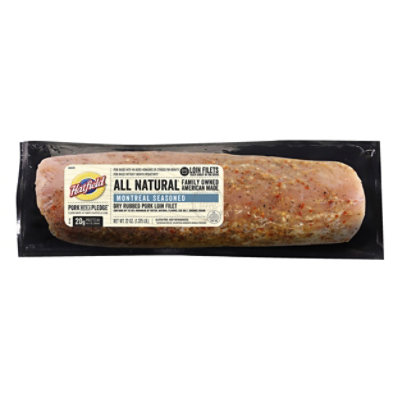 Hatfield Pork Loin Filet Dry Rub Seasoned Montreal Style - 22 Oz - Image 3