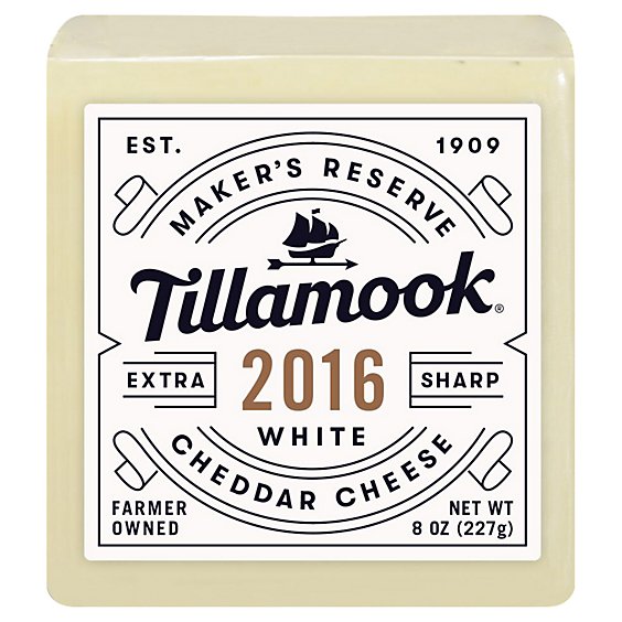 Tillamook Cheese Extra Sharp White Cheddar - 0.50 Lb