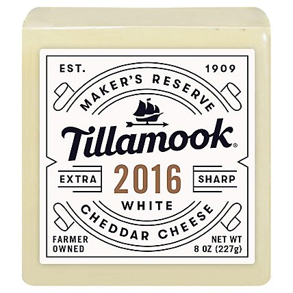Tillamook Cheese Extra Sharp White Cheddar - 0.50 Lb - Image 1