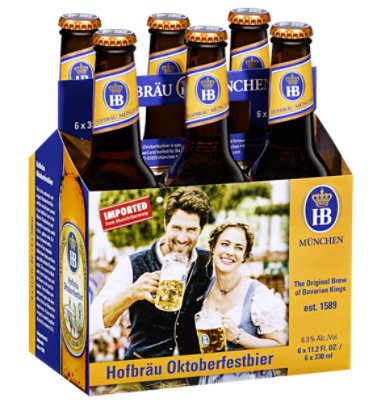 Hofbrau Oktoberfestbier In Bottles - 6-12 Fl. Oz. - Image 1