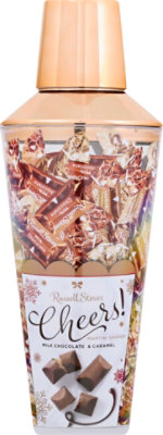 Russell Stover Cheers! Milk Chocolate & Caramel Martini Shaker - 9.5 Oz - Image 2