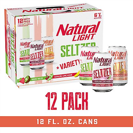 Få kontrol Shaded i dag Natural Light Hard Seltzer Variety Pack Cans - 12-12 Fl. Oz. - Albertsons