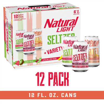  Natural Light Hard Seltzer Variety Pack In Cans - 12-12 Fl. Oz. 