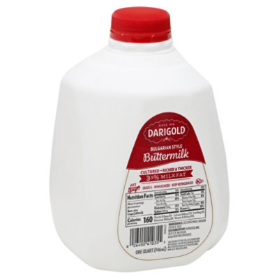 Darigold Buttermilk Bulgarian Style 3.5% Milkfat 1 Quart - 946 Ml