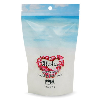 Primal Elements Aloha Bubbling Bath Salt - 12 Oz