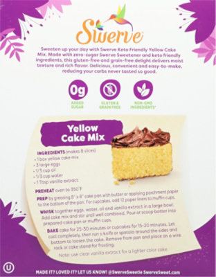 Swerve Sweets Cake Mix Vanilla - 11.4 Oz - Image 6